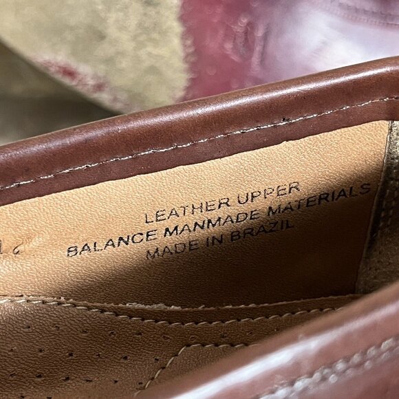 Stacy Adams Loafers Slip On Mens Size 10 M Brown Leather Snake Print Made Brazil - Picture 9 of 10